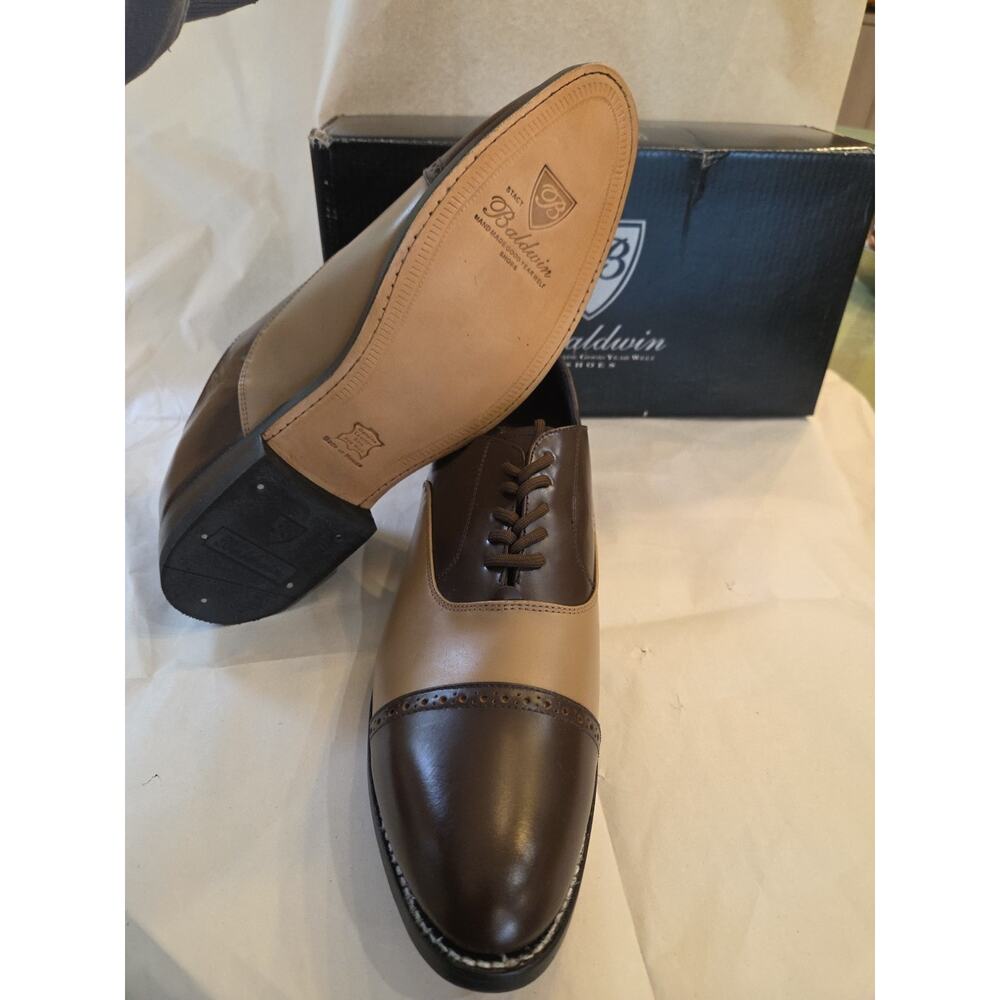 (New) Stacy Baldwin Regency Brown And Beige Size 11D Taup Formal Shose